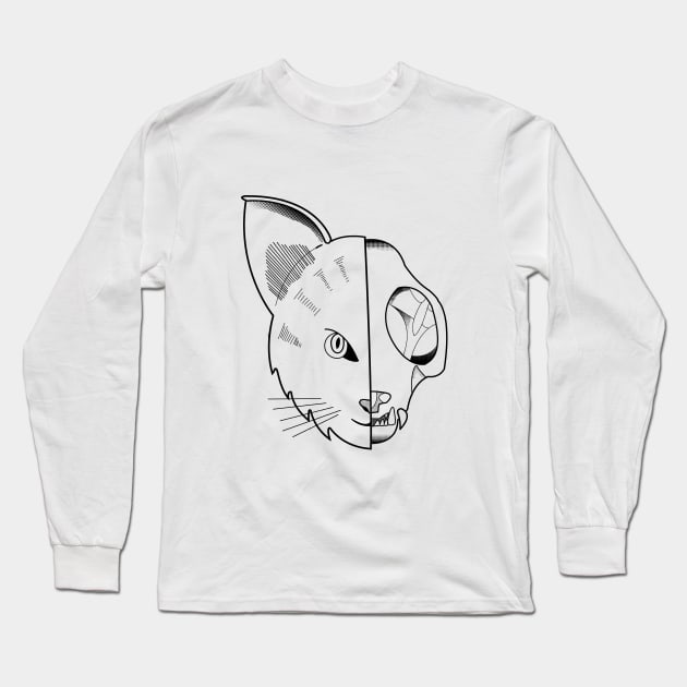 Schrodinger's Cat Long Sleeve T-Shirt by randomgeekery